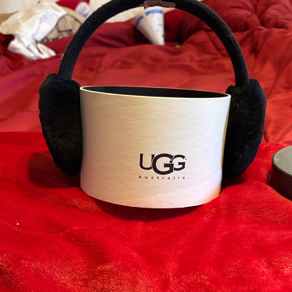 UGG Classic Black Earmuffs